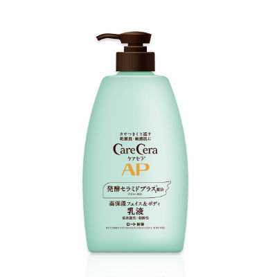 楽天市場】ケアセラ APフェイス＆ボディ乳液 大容量ポンプ400mL : 健康