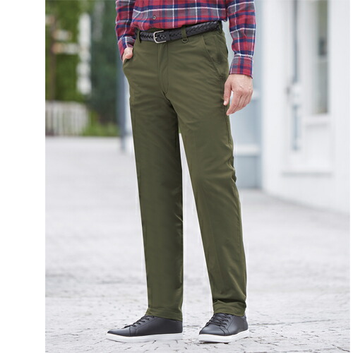 楽天市場】ストレッチパンツ ズボン カーキ ネイビー メンズ 冬に重宝