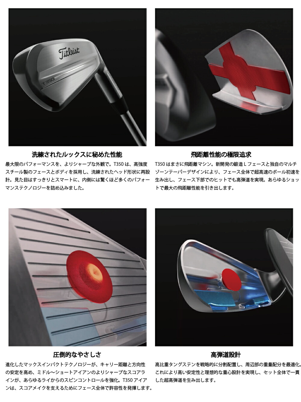 楽天市場】Titleist タイトリスト ゴルフ T-SERIES T350 2025年モデル