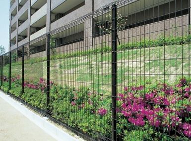 楽天市場】メッシュフェンスG10 高さ800用B柱（接続金具・固定フック