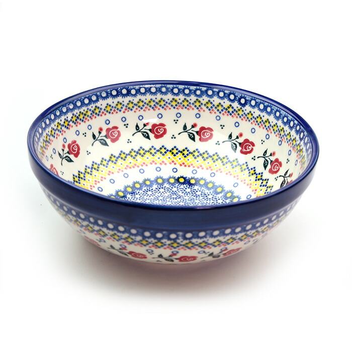 楽天市場】ボウルφ23cm(V076-U504)【ポーリッシュポタリー[ポーランド