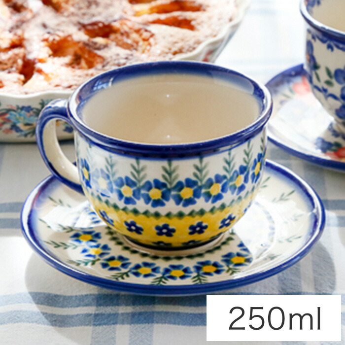 楽天市場】カップ＆ソーサー[V033-U198]【ポーリッシュポタリー