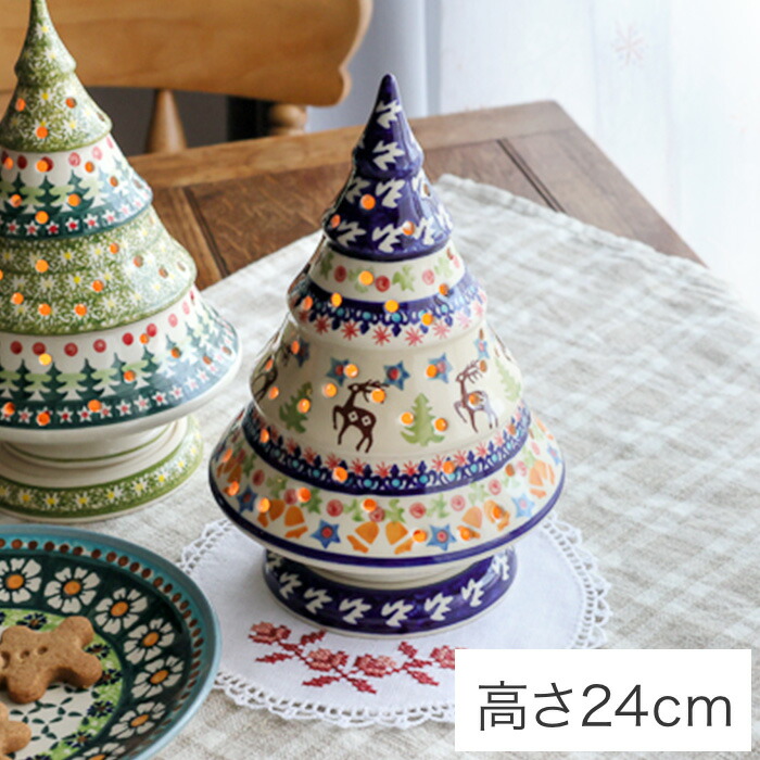 楽天市場】クリスマスツリー[W944-A18]【ポーリッシュポタリー