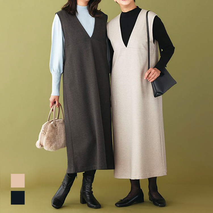 楽天市場】【KEYUCA公式店】ケユカ 起毛ストレッチジャンパースカート