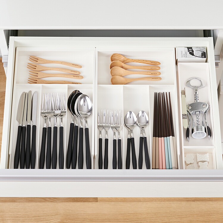 楽天市場】【KEYUCA公式店】ケユカ エクステンドトレー N[カトラリー