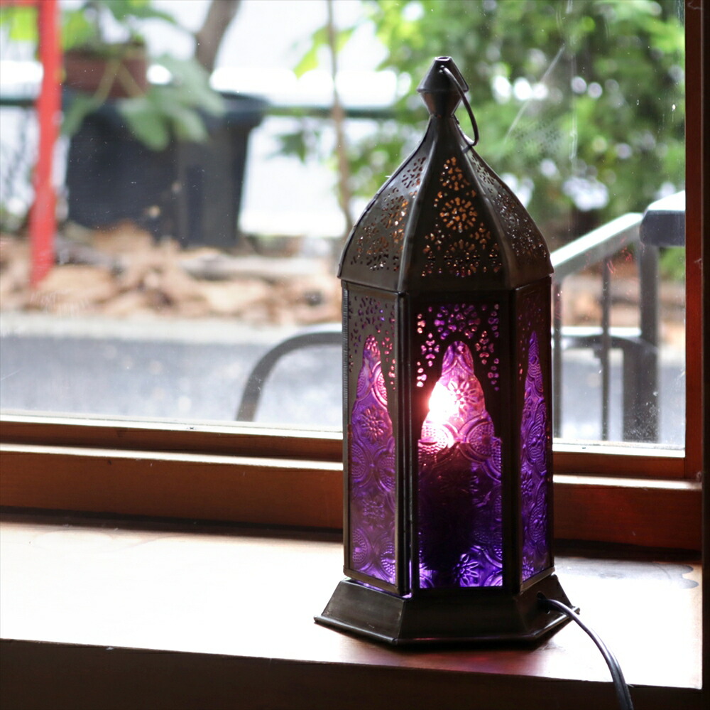 楽天市場】【10%OFFクーポン対象】モロッコランタン テーブルランプ