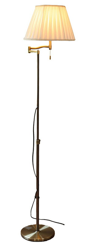 楽天市場】北欧風 アンティーク調 スイングアーム フロアスタンド