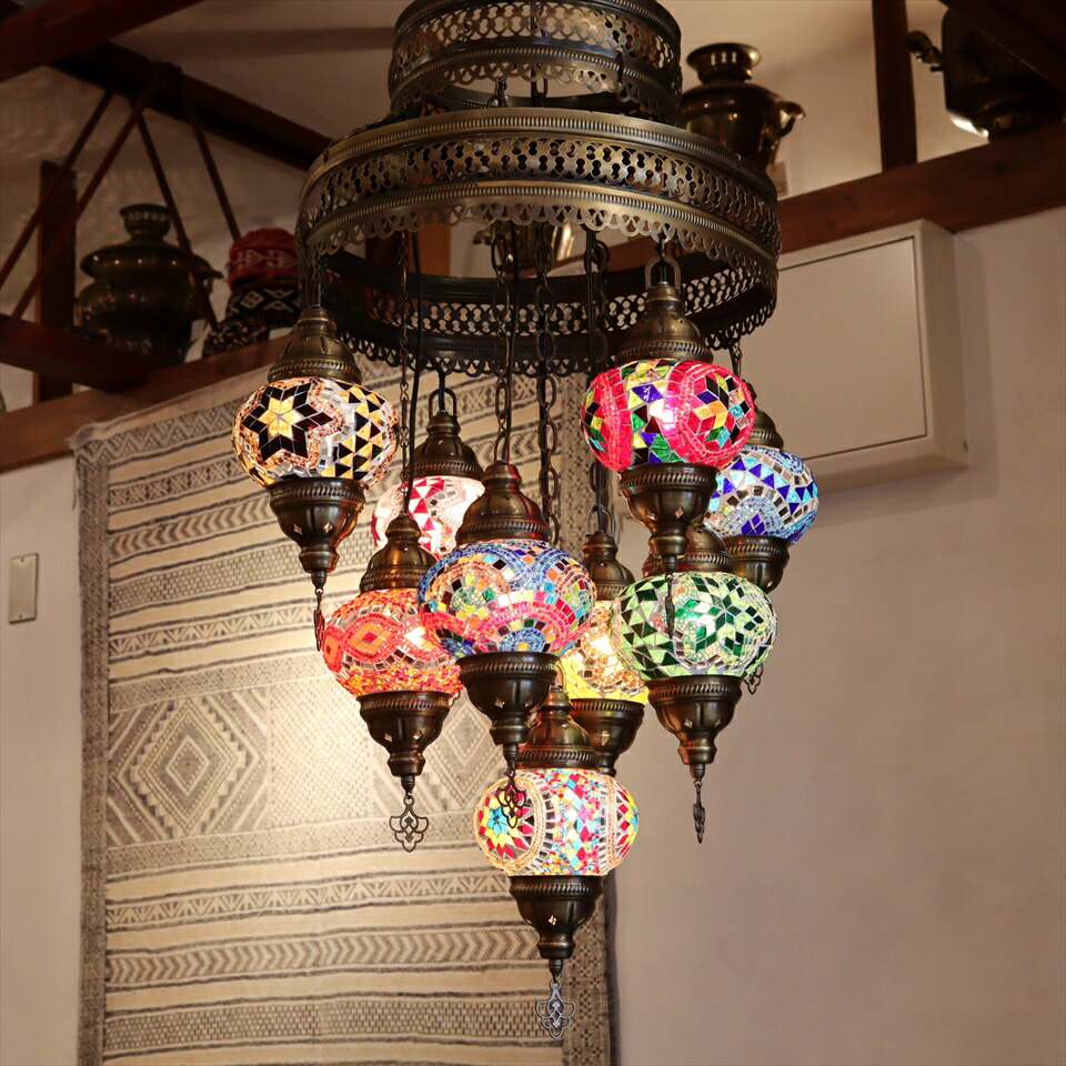 楽天市場】【10%OFFクーポン対象】トルコランプ モザイクランプ