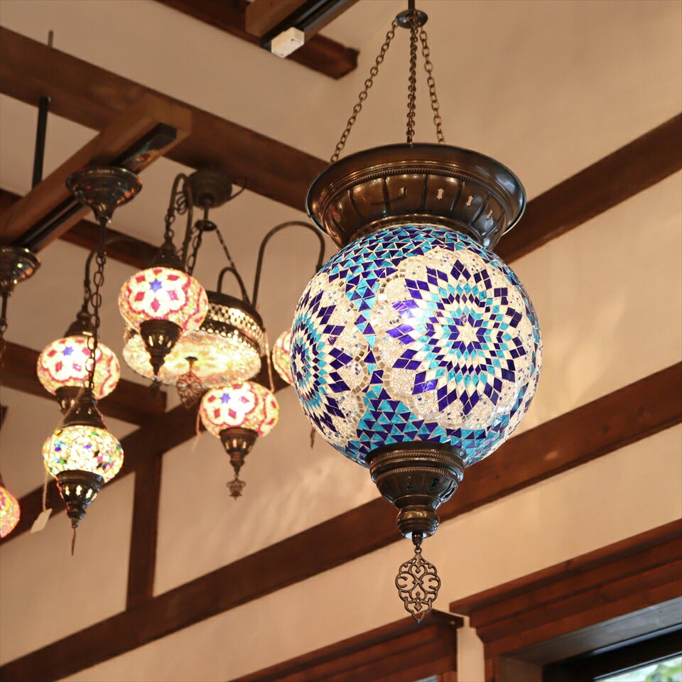 楽天市場】【10%OFFクーポン対象】トルコランプ モザイクランプ 直径