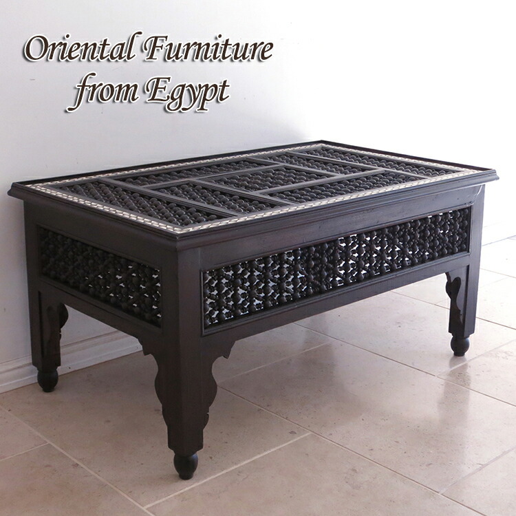 楽天市場】エジプトの工芸家具 ローテーブル・マシャラビア・エジプト