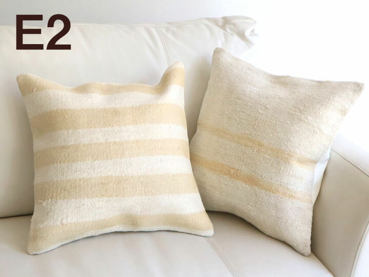 楽天市場】キリム クッションカバー 中綿つき2個セット/トルコオールド