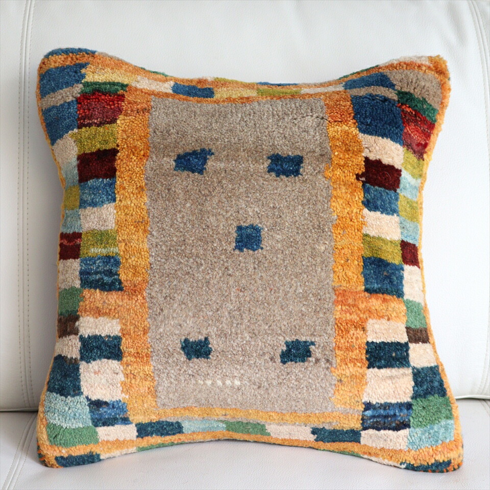 楽天市場】ギャッベクッションカバー40cmサイズ/イラン製手織り