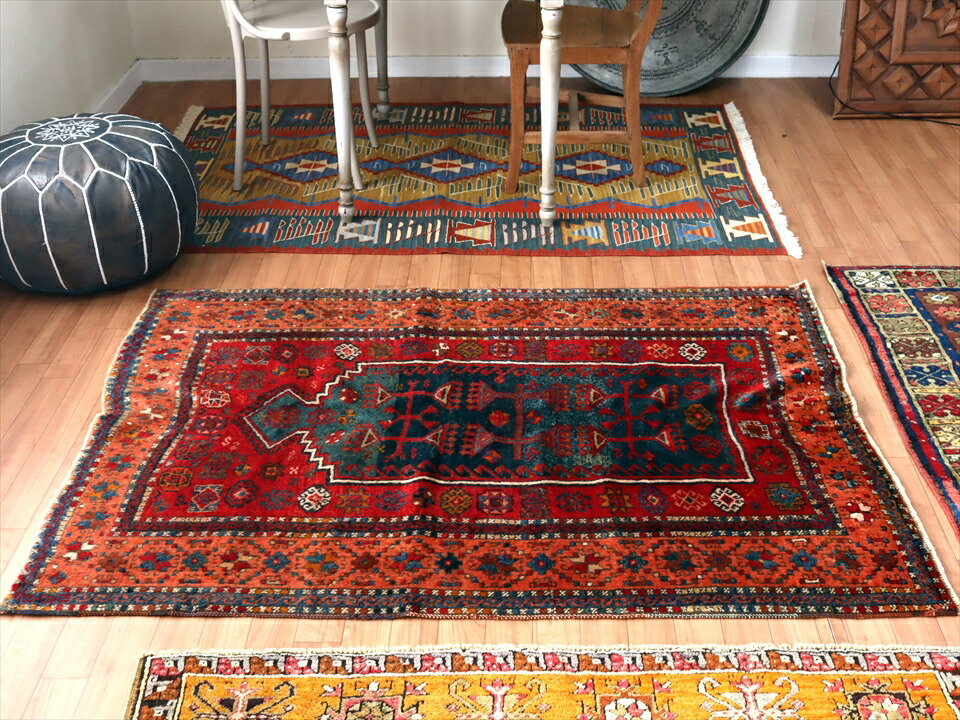 楽天市場】【15%OFFクーポン対象】トルコ絨毯 オールドカーペット154