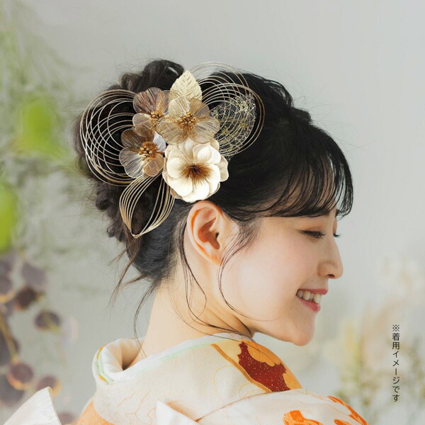 楽天市場】(卒業式駆け込みSALE3/19迄)髪飾り 成人式 卒業式 2点セット