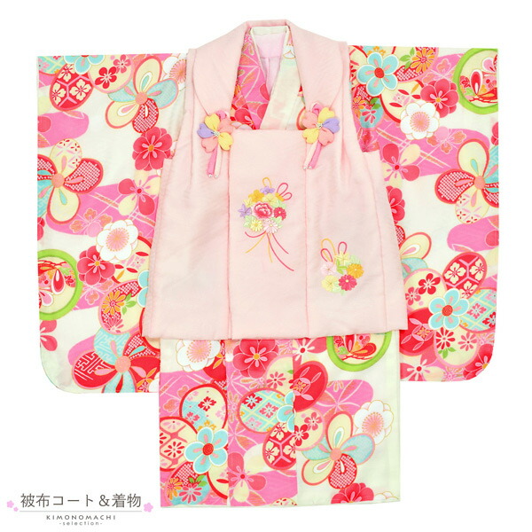 楽天市場】七五三 着物 3歳 女の子 ブランド被布セット Shikibu Roman