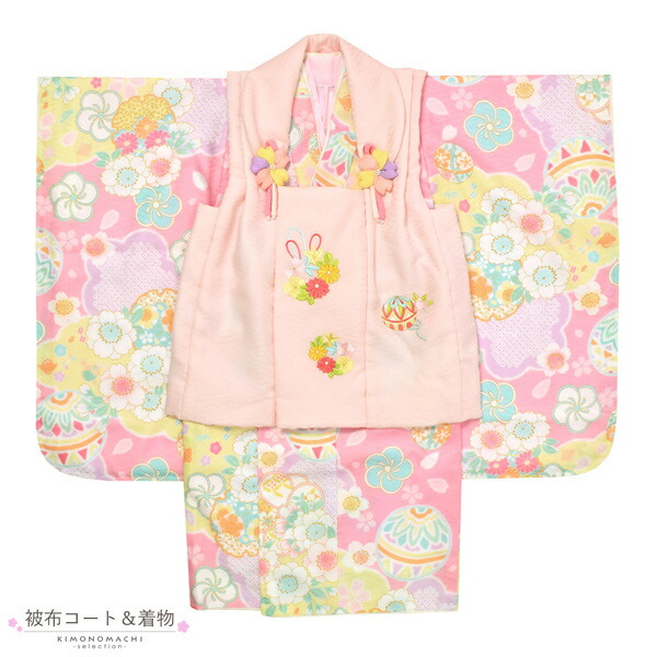 楽天市場】七五三 着物 3歳 女の子 ブランド被布セット Shikibu Roman