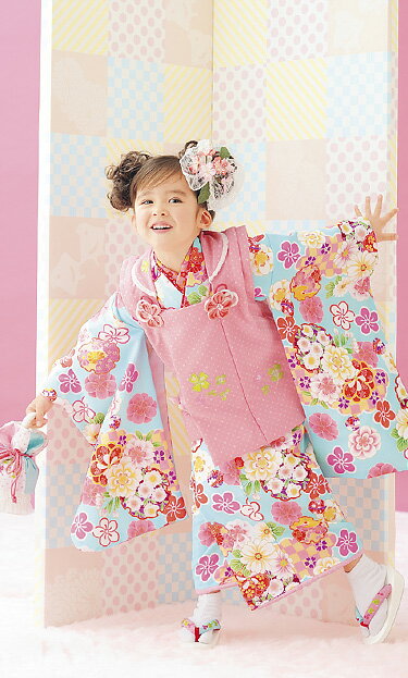 楽天市場】【まとめ買い600円】【レンタル】七五三 着物 3歳 女の子