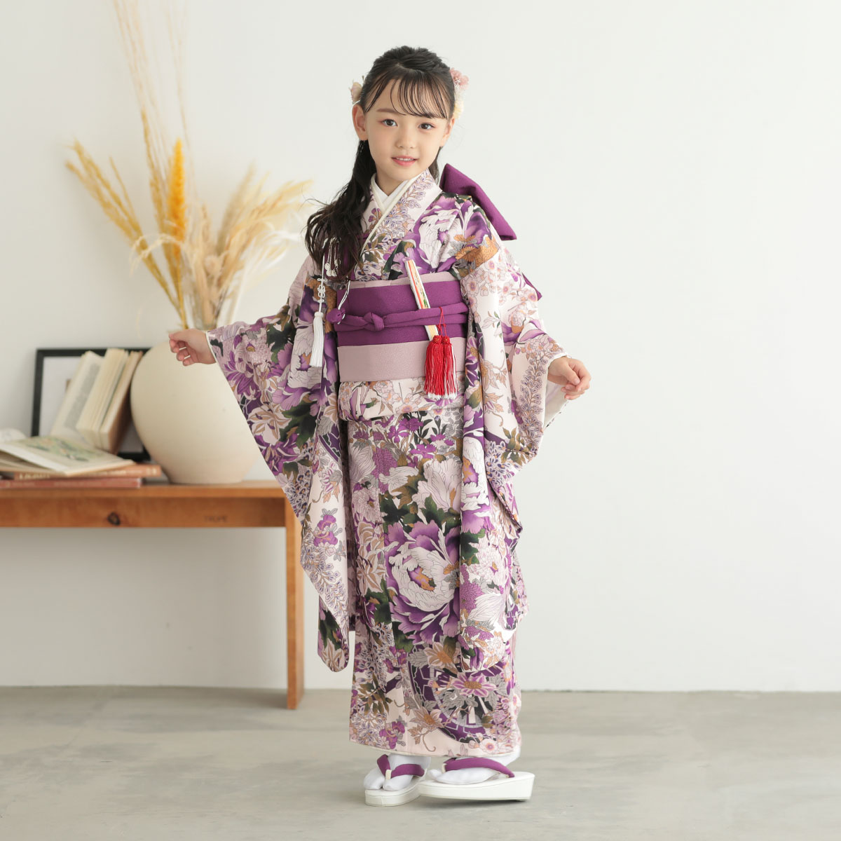 楽天市場】【レンタル】753 七五三 着物 7歳 フルセット 女の子