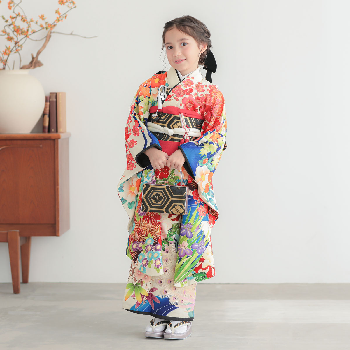 楽天市場】【レンタル】753 七五三 着物 7歳 フルセット 女の子