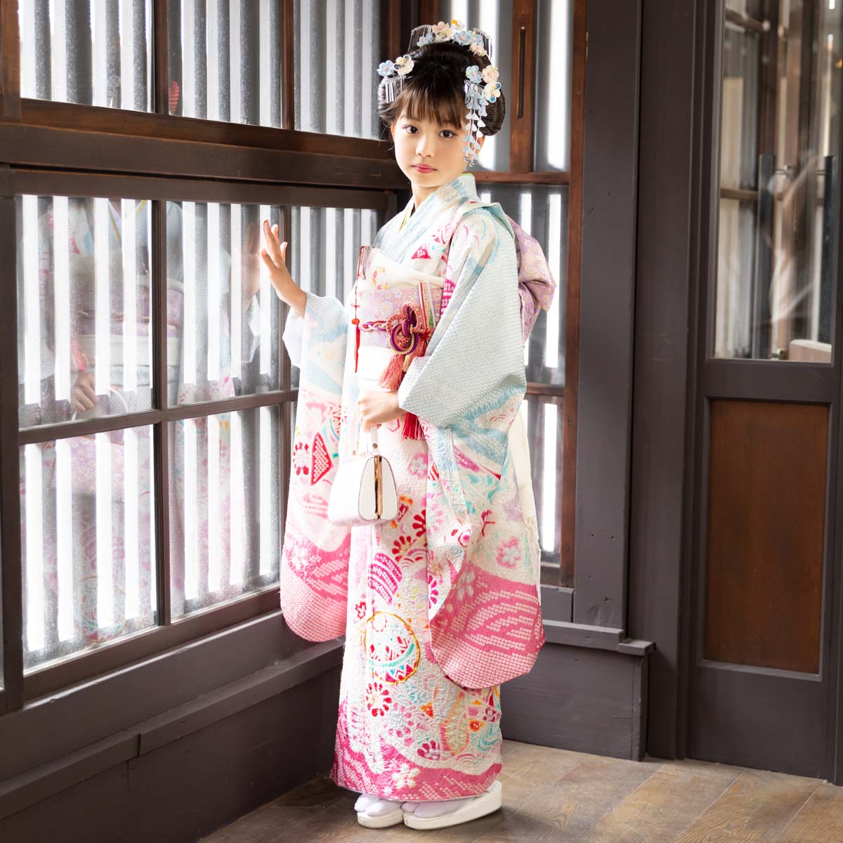 楽天市場】【レンタル】753 七五三 着物 7歳 フルセット 女の子