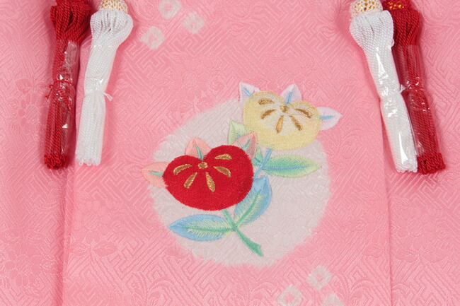 楽天市場】【3/4 20時〜☆20%OFF】3歳 被布コート ピンク地×赤/橘文