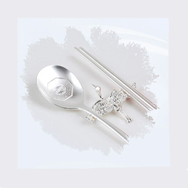 楽天市場】H.JIN 鶴 銀箸スプーンペアセット 鶴 カトラリーセット ツル