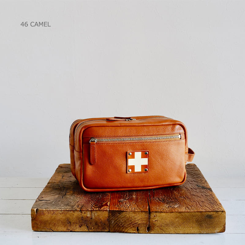 楽天市場】木の庄帆布 公式 本革 ポーチ #5ラウンドポーチ All Leather