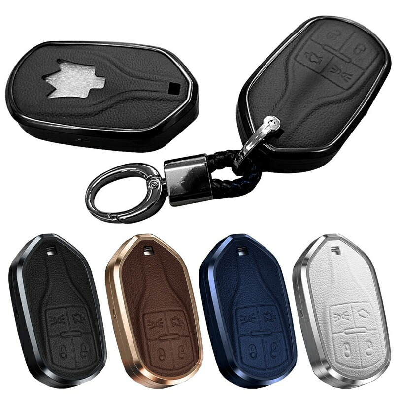 楽天市場】マセラティ アルミ製 本革 レザー メタル スマートキー