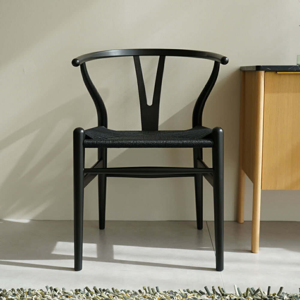 楽天市場】《限定モデル》CH24（Yチェア） ユーカリ/ブラック塗装 座面