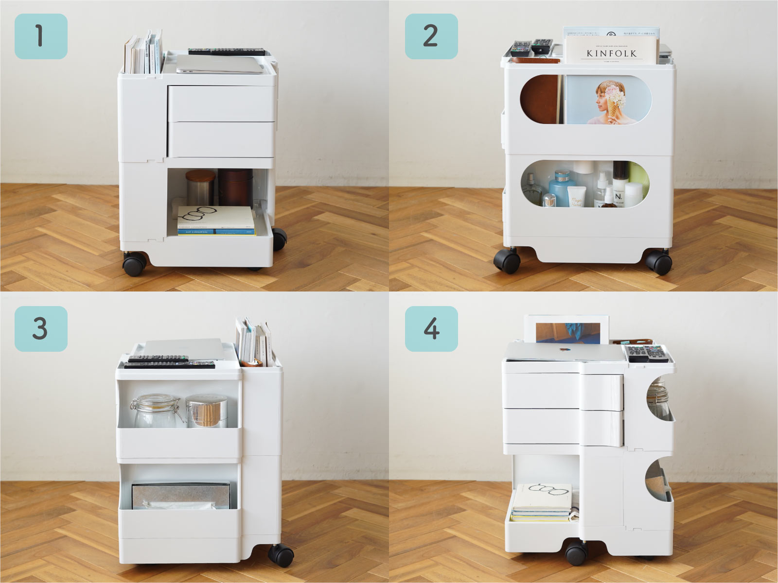 楽天市場】【在庫あり・正規品2年保証】全2色 ボビーワゴン 2段2トレイ