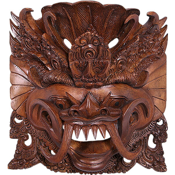 楽天市場】オブジェ ランダ バリ島の魔女 マスク インテリア イベント