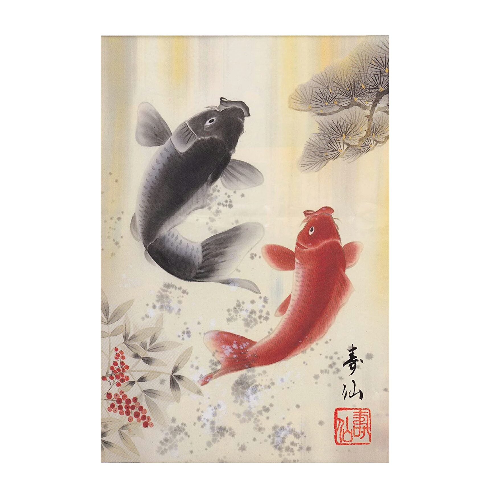 楽天市場】【玄関 開運 絵画】玄関に飾れば金運アップ「夫婦黄金滝昇り