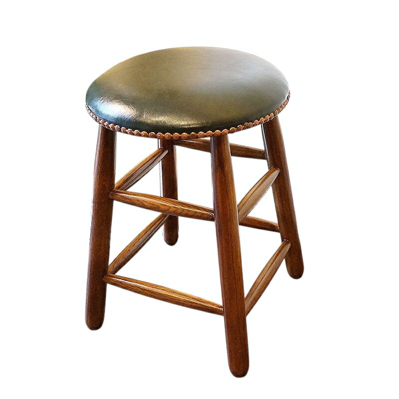 楽天市場】アンティーク家具調 スツール 木製 アンティーク 丸 高さ