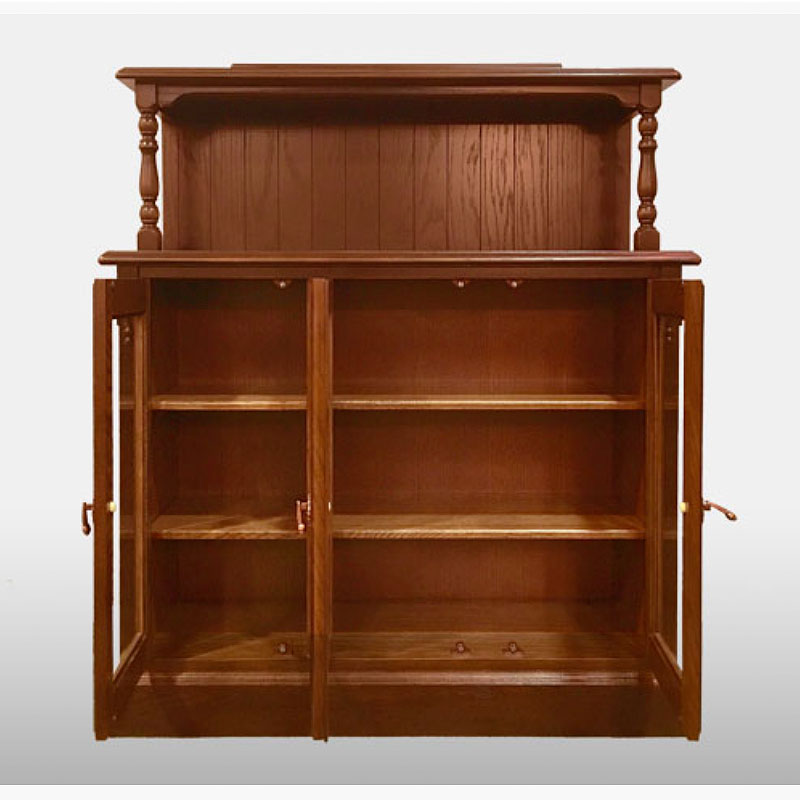 楽天市場】カントリーハウス 宮付サイドボード3枚戸 CLB12 木部色 扉