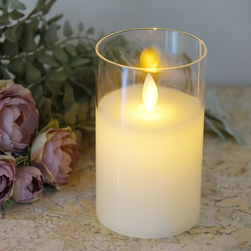 楽天市場】コベントガーデン LED ガラスカバー キャンドル Lサイズ