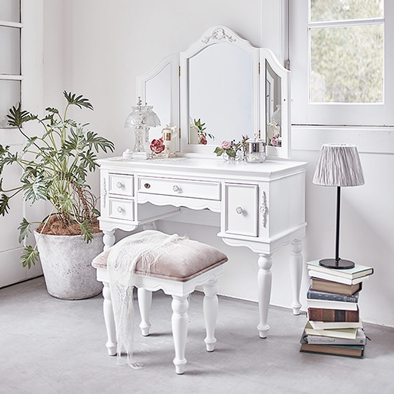 楽天市場】HAMPTONII ハンプトンII ドレッサーセット 白家具 組立式