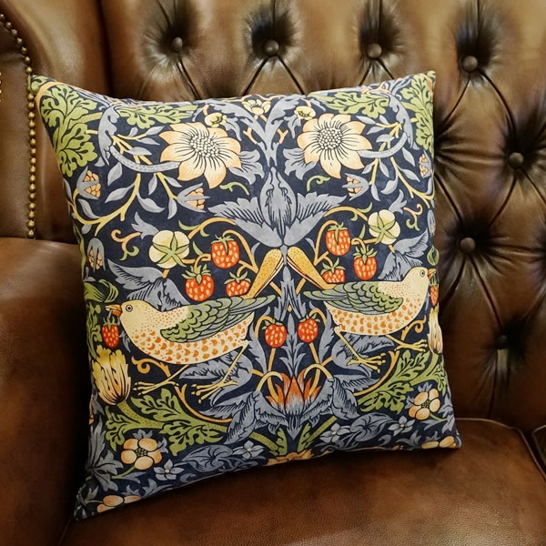 楽天市場】ウィリアムモリス クッションカバー45 カバーのみ いちご