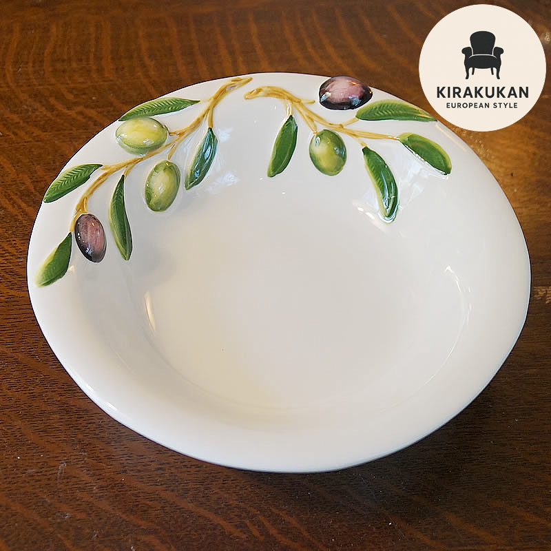 楽天市場】【スーパーセール期間限定価格】 オリーブ柄 ボウル 24 皿