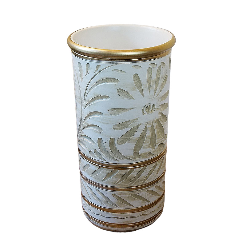 楽天市場】【スーパーセール期間限定価格】 傘立て 陶器 イタリア 白