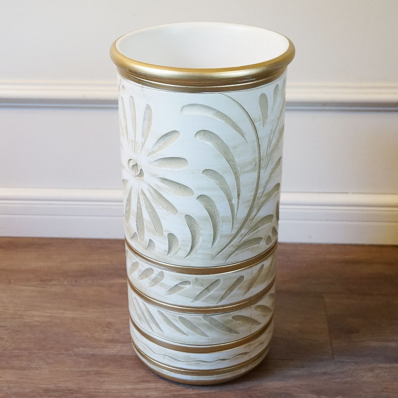 楽天市場】【スーパーセール期間限定価格】 傘立て 陶器 イタリア 白