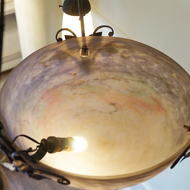 楽天市場】ヴィンテージ フランス製 ミューラー兄弟 ペンダントライト