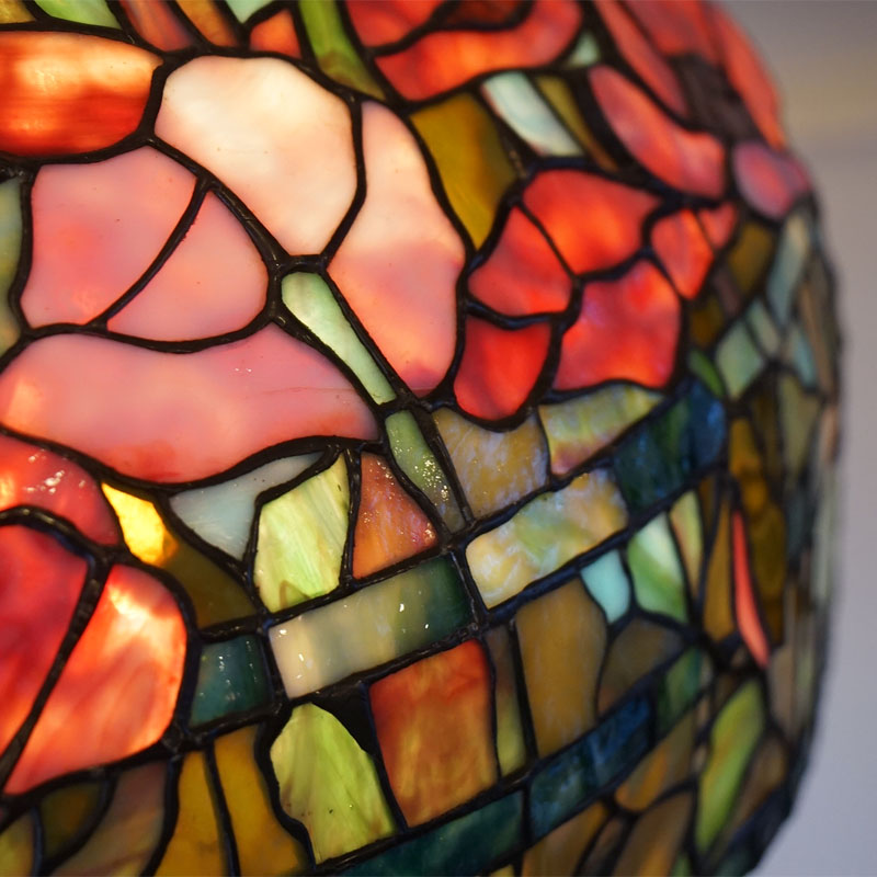 楽天市場】ヴィンテージ ステンドグラス フロアーランプ ティファニー