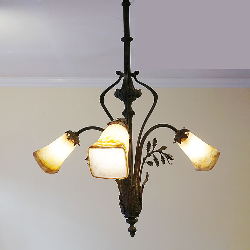 楽天市場】ヴィンテージ フランス製 ミューラー兄弟 ペンダントライト