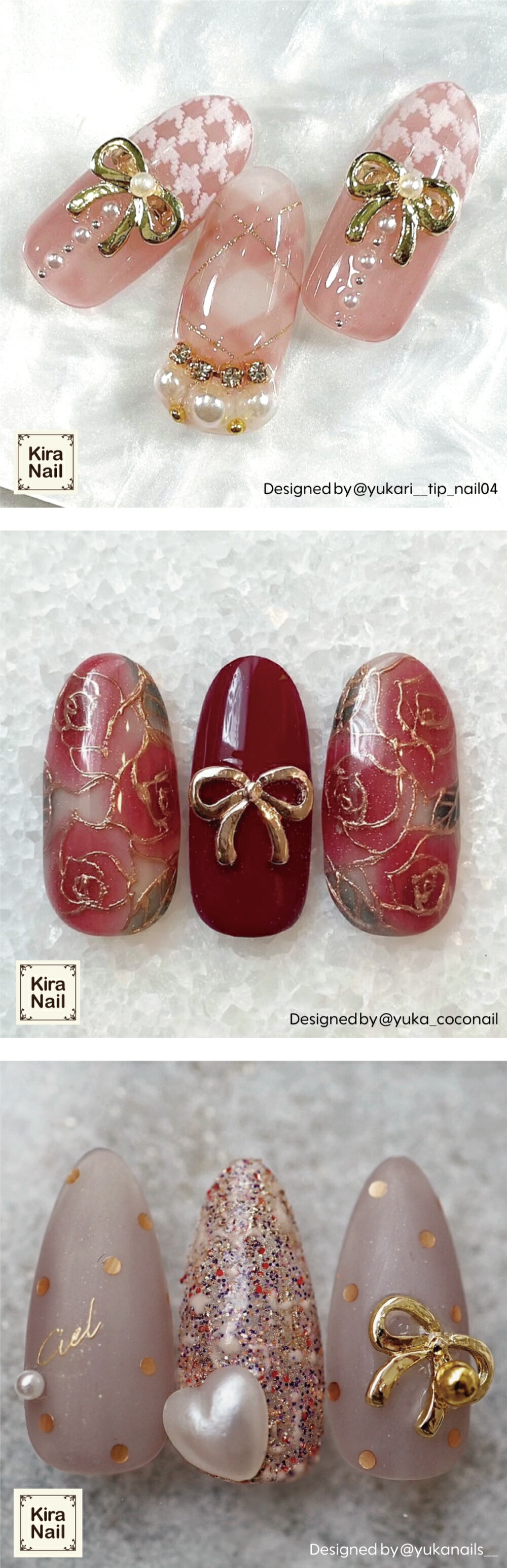 楽天市場】KiraNail WAリボン 5/1個入☆ネイルパーツ ハンドメイド