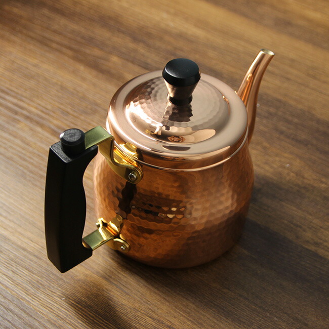 楽天市場】【特典あり】新光堂 純銅 ティーポット 1.1L S-2508[日本製