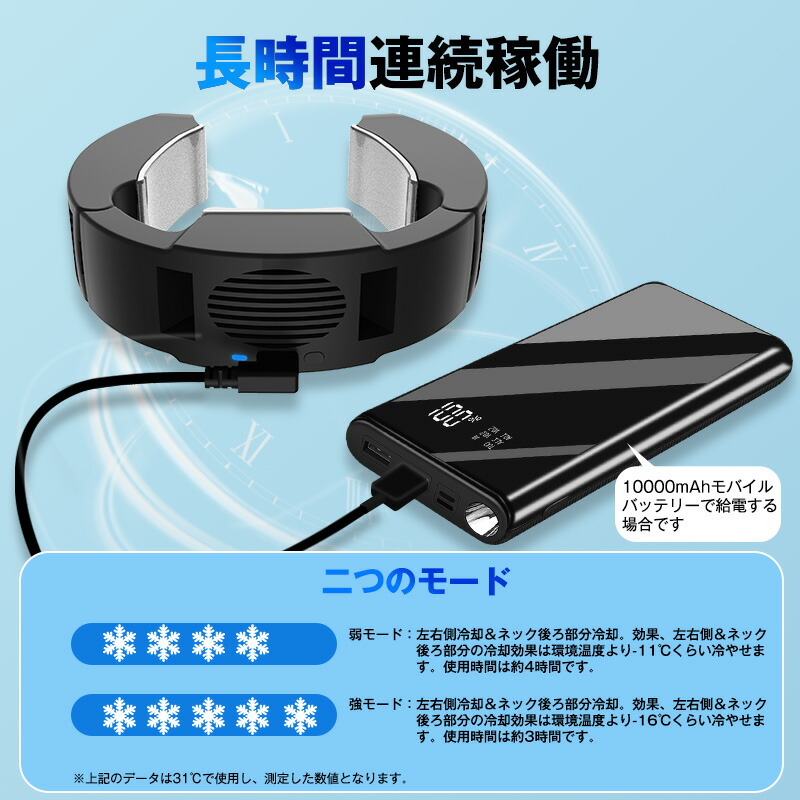 楽天市場】【楽天1位☆ 最新モデル】首掛け扇風機 ネッククーラー