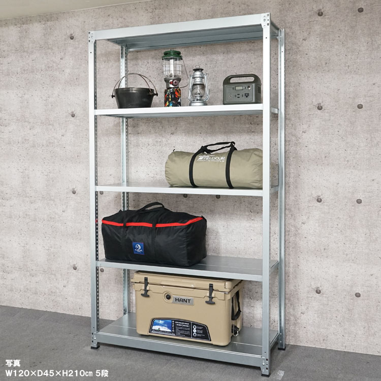 楽天市場】【個人宅も送料無料】 軽中量ラック100kg 単体 幅90×奥行45