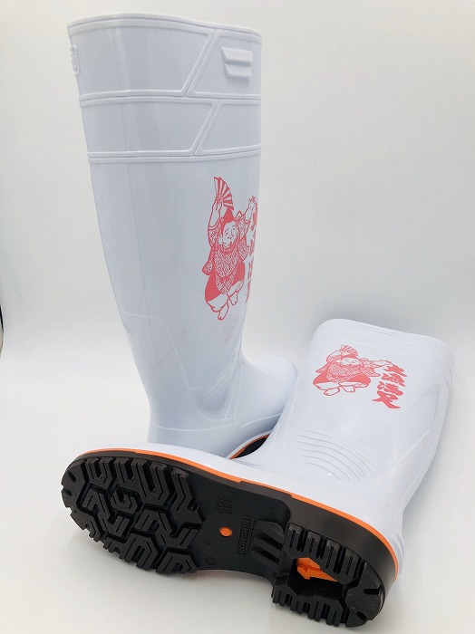 楽天市場】ザクタス耐油長靴Z01日本製 プリント踊るえべっさん