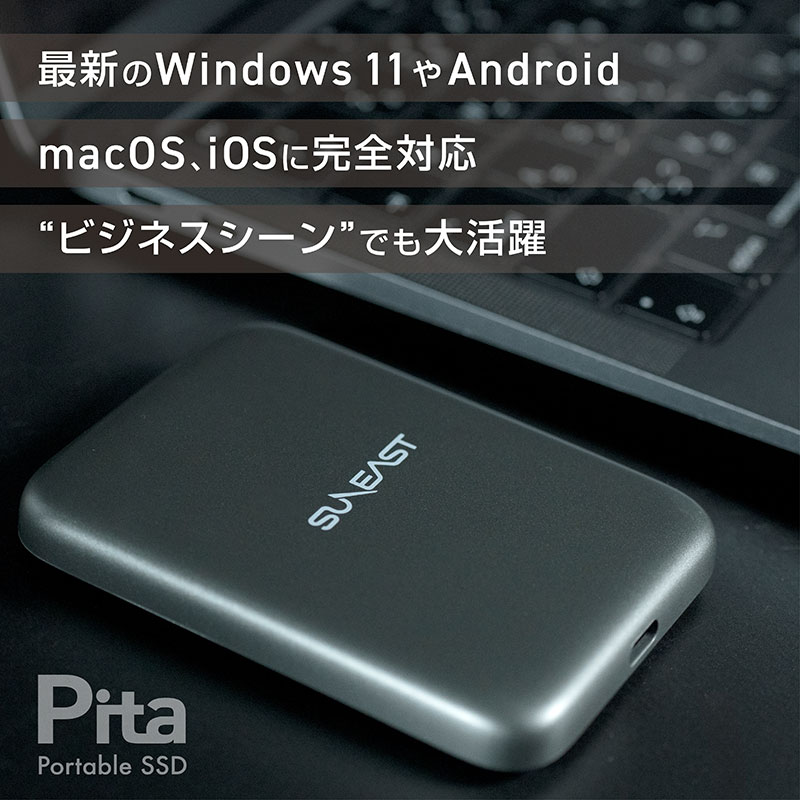 楽天市場】SUNEAST 1TB Pita ポータブルSSD USB3.2 Gen2x2 USB Type-C
