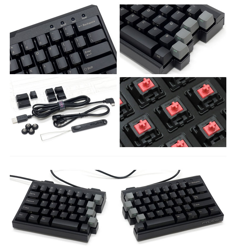 楽天市場】FILCO Majestouch Xacro M10SP 左右分離型メカニカル